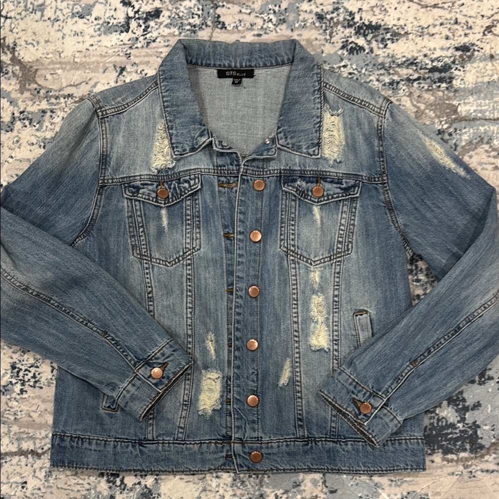 STS Blue Light Wash Denim Jacket